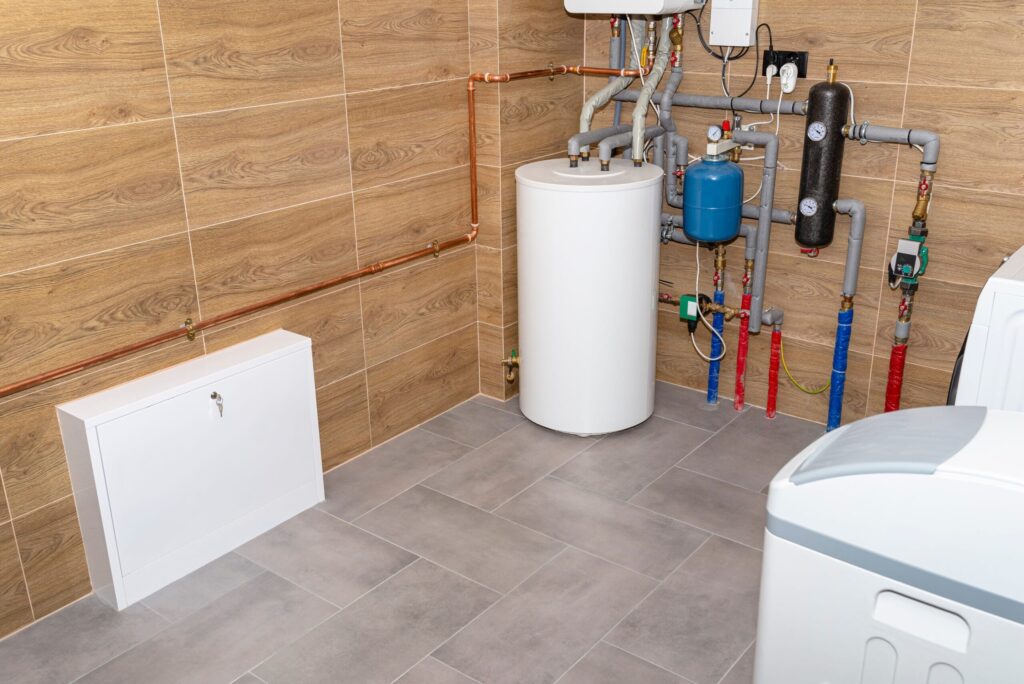 Residential water heater and plumbing system installed in Alpharetta